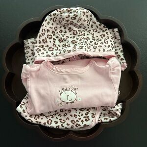 Baby Girls Size 3-6 Months ~ 3 Pieces Kids Play  Outfit